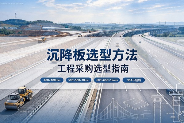 南安沉降板选择方法