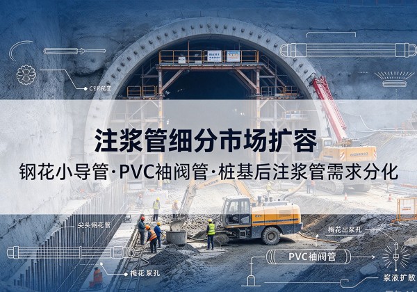南安注浆管细分市场扩容，隧道钢花小导管、PVC 袖阀管、桩基后注浆管需求分化