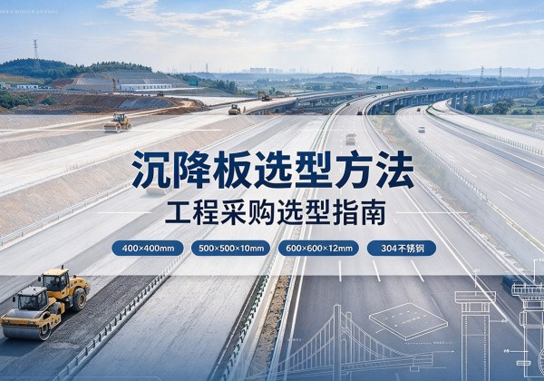 南安沉降板选择方法
